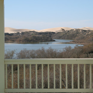 Ceremony Area View From Bridal Suite, Dune Lakes, Arroyo Grande, CA